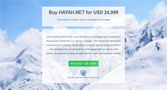 Desktop Screenshot of hayah.net