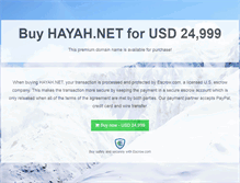 Tablet Screenshot of hayah.net